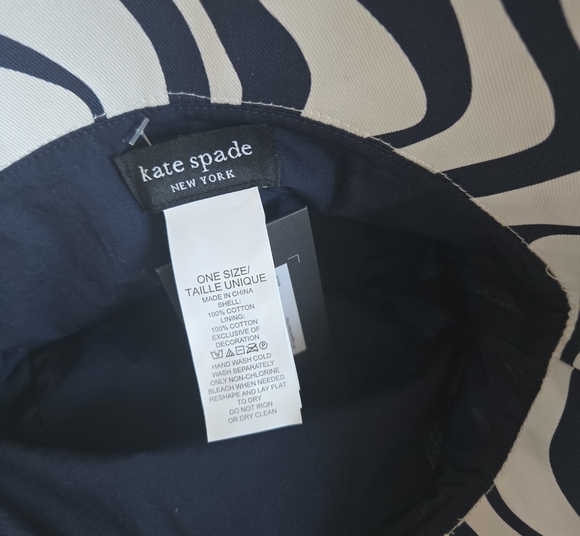 kate spade Cabana Wave Long Brim Bucket Hat main image 7